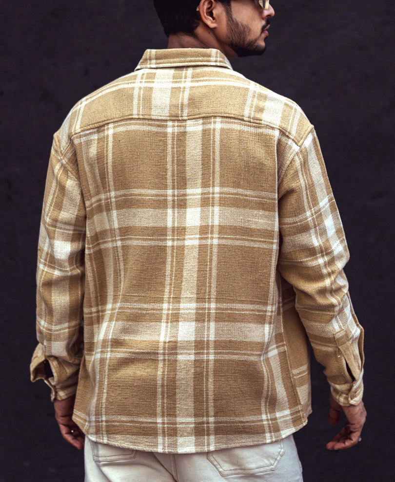 Classic Plaid Long-Sleeved Shirt